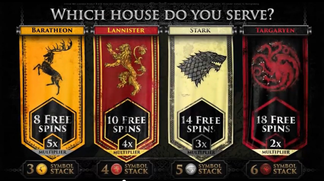 Игровой автомат Game of Thrones бесплатные спины